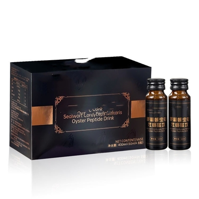 OEM LOGO Sealwort Cordyceps Militaris Oyster Peptide Drink تحسين التحمل للذكور الرعاية الصحية عن طريق الفم السائل