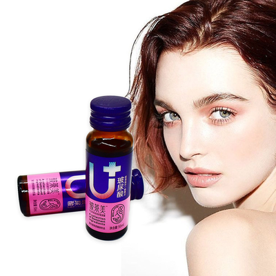 OEM 6000mg حمض الهيالورونيك الصوديوم الكبار الأحماض الأمينية مكافحة الشيخوخة الكولاجين الفم السائل الجمال الجلد الكولاجين الشراب