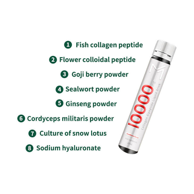 شراب سائل عن طريق الفم Oem Phyto Rose Beauty Collagen Drink Marine Collagen Liquid