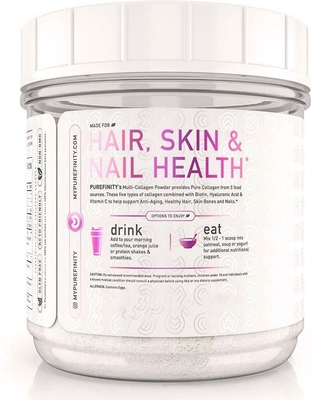 توريد OEM جودة Pure Collagen Powder لمكملات مكافحة الشيخوخة