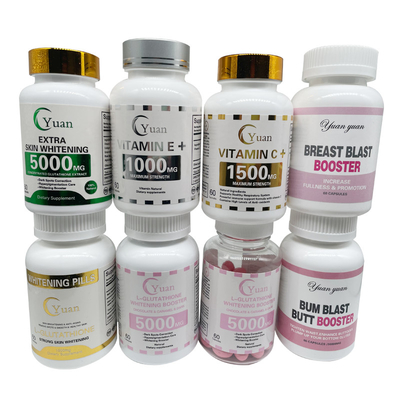 5000MG 3X إضافي مسحوق اللؤلؤ التبييض OEM الجلوتاماكس الجلوتاثيون حبوب تبييض البشرة