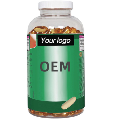 OEM HALAL Private Label كبسولات أوميغا 3 كبسولات هلامية بزيت السمك عالي الجودة