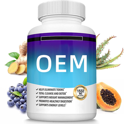 كبسولات انقاص الوزن مجمدة كبسولات التخلص من السموم Sea Moss Apple Cider Vinegar Capsule كبسولات التخسيس