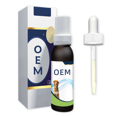 OEM قطرات عيون الحيوانات الأليفة المكملات الغذائية للحيوانات الأليفة الجراء والقطط