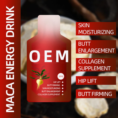 منتجات مكافحة التعب الصحية للمرأة OEM / ODM مشروب الطاقة Maca