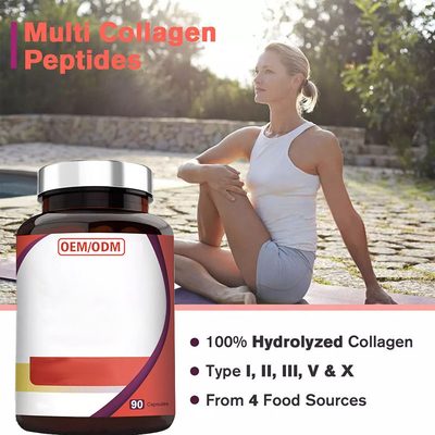 60/90 / 120cts / Bottle مكملات غذائية للنساء من الكولاجين مكمل غذائي كبسولات التبييض